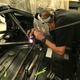 3R Racing’s fabrication wizard Brian Nightengale hard at work
